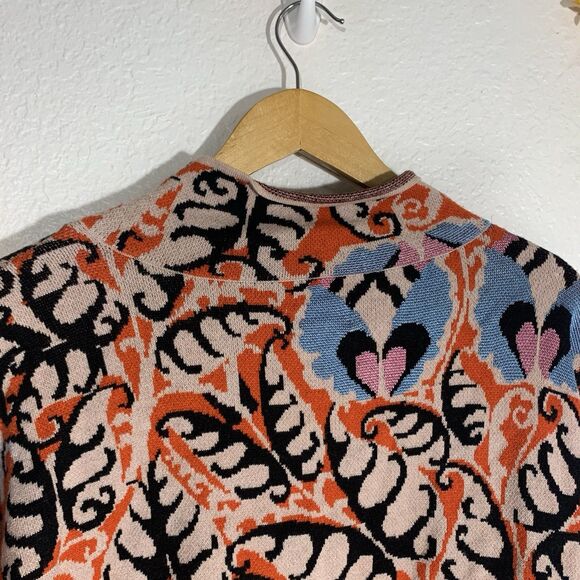 Anthropologie Maeve Mock Neck Multi-Pattern Oversized Sweater Size Small Women’s - Picture 10 of 15